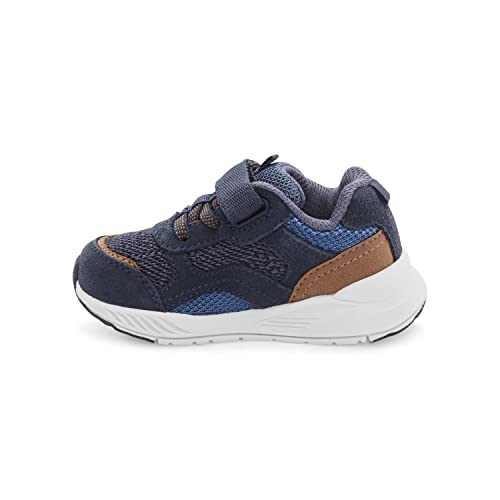 Stride Rite Boy's M2P Brighton Athletic Sneaker, Navy, 13.5 Little Kid