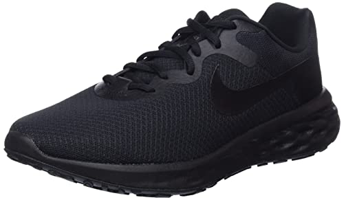 Nike Revolution 6 Black/Black-DK Smoke Grey 8