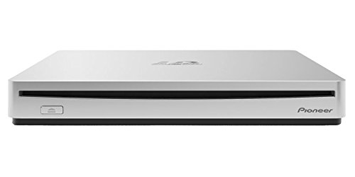 PIONEER External Blu-ray Drive BDR-XS07S Silver Color to Match Your Computer.6X Slot Loading Portable USB 3.2 Gen1(3.0) BD/DVD/CD Writer. Supports BDXL and M-Disc Format. USB Bus Powered