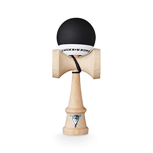 KROM Kendama POP Black – Smooth Texture and Flawless Balance – Enhanced Cognitive Skills – Improved Balance, Reflexes, and Creativity – Kendama for Beginners and Experts