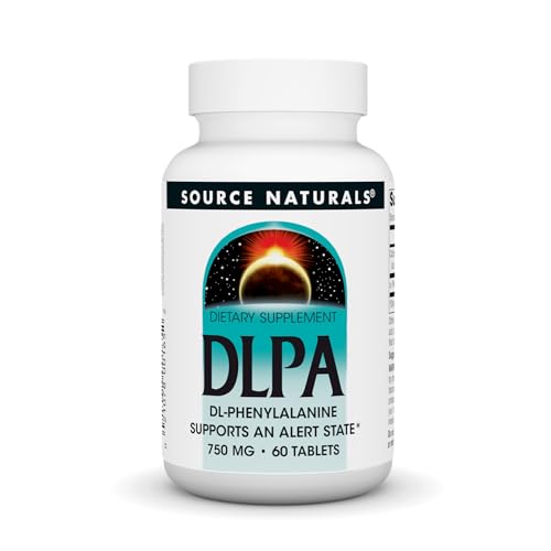 Source Naturals DLPA DL-Phenylalanine 750 mg - 60 Tablets