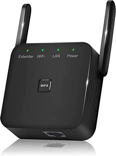 2023 Newest WiFi Extender/Repeater，Covers Up to 9860 Sq.ft and 60 Devices, Internet Booster - with Ethernet Port, Quick Setup, Home Wireless Signal Booster