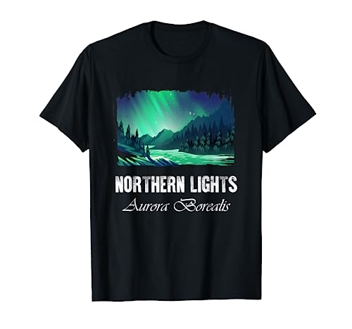 Northern Lights, Aurora Borealis T-Shirt
