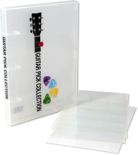 UniKeep Guitar Pick Collection Kit - Holds 225 Picks - Clear Case