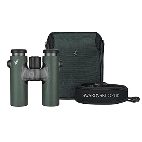 Swarovski Optik 8x30 CL Companion Wild Nature Waterproof Roof Prism Binocular with 7.6 Degree Angle of View, Green, (58231)