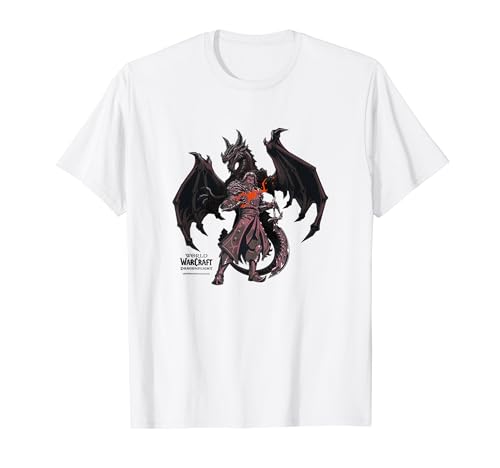 World of Warcraft Dragonflight Wrathion Epic Power Portrait T-Shirt