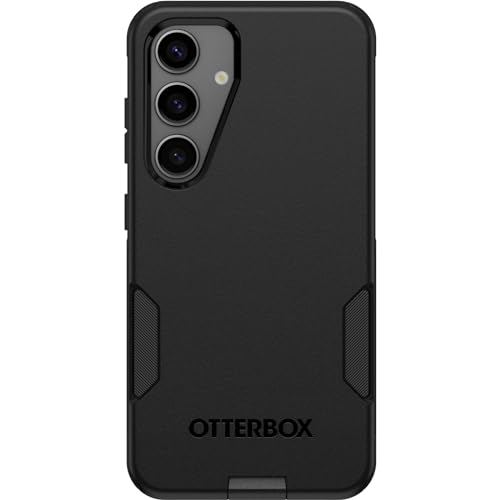 OtterBox Samsung Galaxy S24 Commuter Series Case - Black, Slim & Tough, Pocket-Friendly, with Port Protection