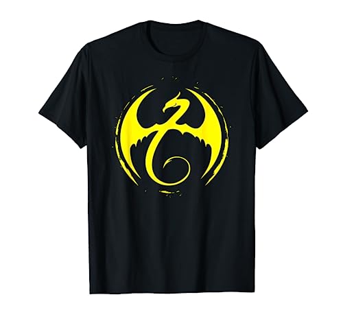 Marvel Iron Fist Classic Dragon Logo Graphic T-Shirt T-Shirt