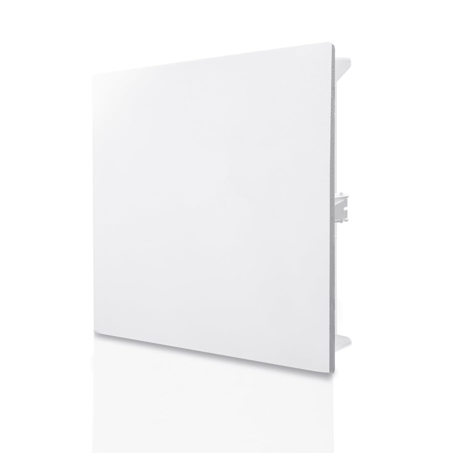 Morvat Spring Access Panel 12x12 Inch for Ceiling & Drywall, Heavy-Duty Durable ABS Plastic & Easy Install Access Box, Wall Hole Cover Plate for Plumbing & Electrical Cables & Wiring, White