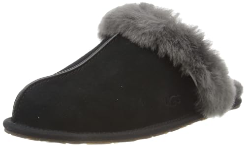 UGG Women's Scuffette Ii Slipper, Black/Grey, 07