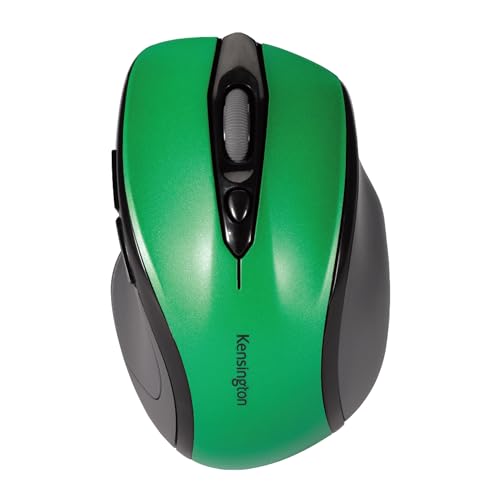 Kensington Pro Fit Mid-Size Wireless Mouse, Emerald Green (K72424AM)