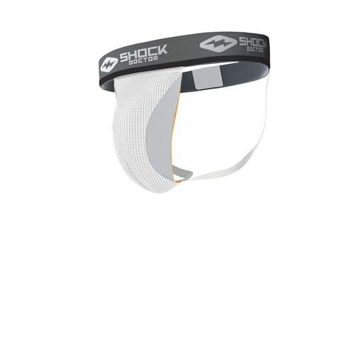 Shock Doctor mens 226 Shock Doctor Athletic Supporter Jockstrap, White, Boys Large US