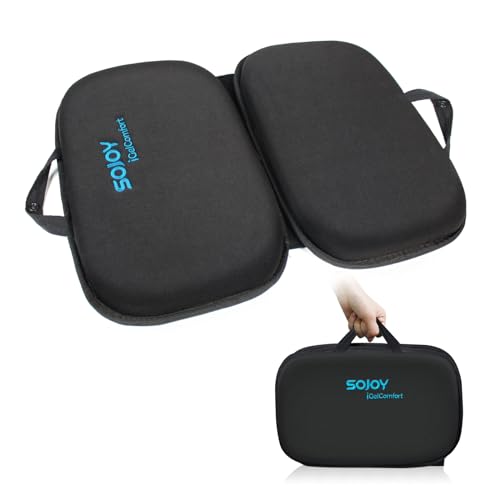 Sojoy iGelComfort 3 in 1 Foldable Gel Seat Cushion Featured with Memory Foam (A Must-Have Travel Cushion! Smart, Easy Travel Cushion) (Size: 18.5“ x 15' x 2')