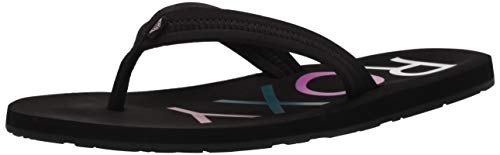 Roxy Women's Vista Sandal Flip-Flop, Black 20, 8