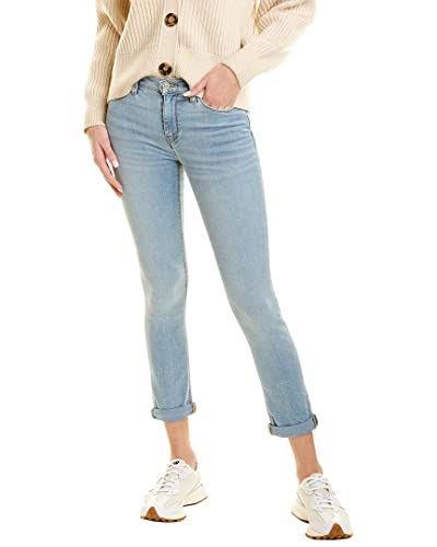 Hudson Jeans Women's Nico Midrise Super Skinny Ankle, Lightless, 28