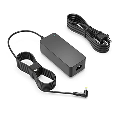 Superer AC Charger Fit for Gateway Ne56r41u NV76R NV78 NV79 NE522 NE56R N17908 NE71B NE722 LT41P NV57H NV570P NV59 NV59C NV73 ADP-65JH DB Laptop Power Supply Adapter Cord