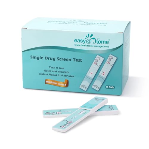 15 Pack Easy@Home Marijuana (THC) Single Panel Drug Tests Kit - #EDTH-114