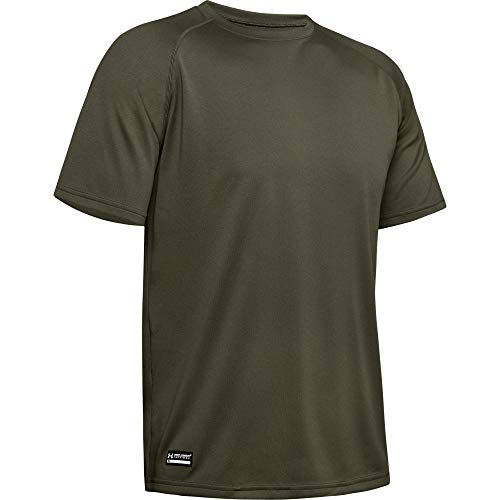 Under Armour Mens Tactical Tech T-shirt , Marine Od Green (390)/Clear , X-Large