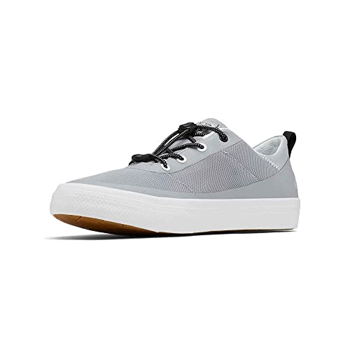 Columbia Men's Bonehead PFG Boat Shoe, Steam/Black, 11 Wide