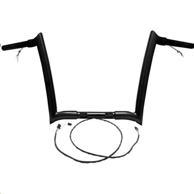 Paul Yaffe Bagger Nation H00914-W 1-1/4in. Pre-Wired Bagger Monkey Bars - 14in. - Gloss Black