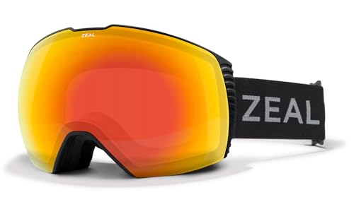 Zeal Optics Cloudfall Snow Goggle w/Bonus Lens, Dark Night/Phoenix Mirror