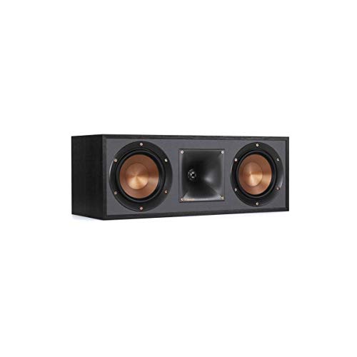 Klipsch R-52C Powerful Detailed Center Channel Home Speaker - Black