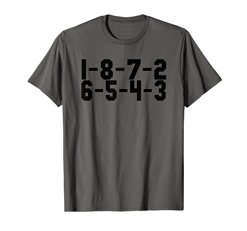 V8 Engine 1-8-7-2-6-5-4-3 Fire Order T-Shirt