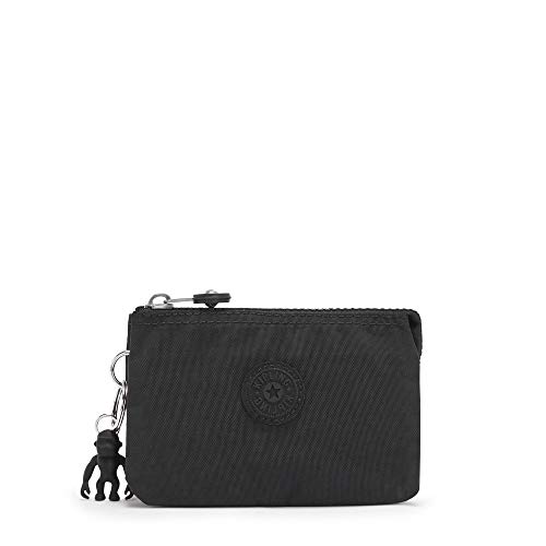 Kipling Women’s Creativity Small Pouch, Versatile Cosmetics Kit, Lightweight Nylon Travel Organizer, Black Noir