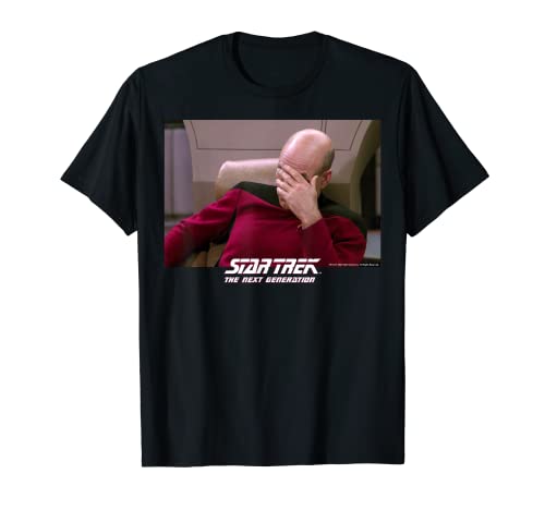 Star Trek: The Next Generation Captain Picard Face Palm T-Shirt