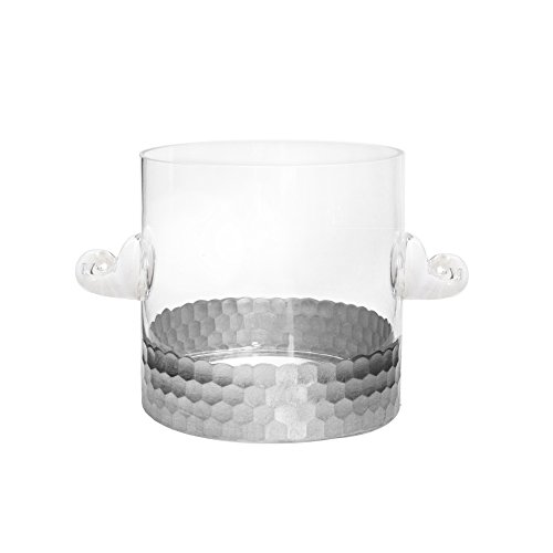 Fitz and Floyd Daphne Ice Bucket-Silver, Silver