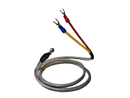 Pellethead Replacement Quadrafire Thermocouple, Fits Quadrafire 800, 1000, 1100i Insert, 1200 Freestanding & 1200i Insert, Aftermarket Part 812-0210