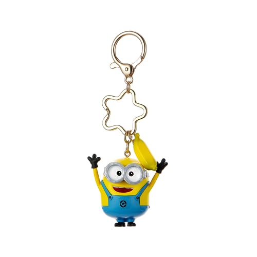 MINISO Minions Collection Keychain - Adorable Home Décor Accent for Minion Fans - Hanging Ornaments