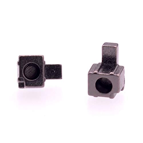 Deal4GO Left Right Metal Lock Buckle Latches Set Replacement for Switch Joy Con Controller Metal Latch Black