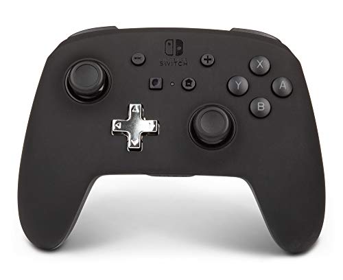 PowerA Enhanced Nintendo Switch Controller Wireless - Black, Rechargeable Pro Controller for Switch, Immersive Motion Control and Advanced Gaming Buttons