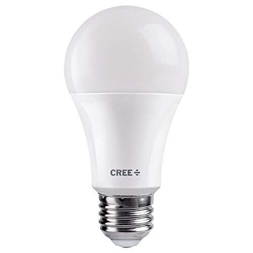 CREE 75W Equivalent Daylight (5000K) A19 Dimmable Exceptional Light Quality LED Light Bulb