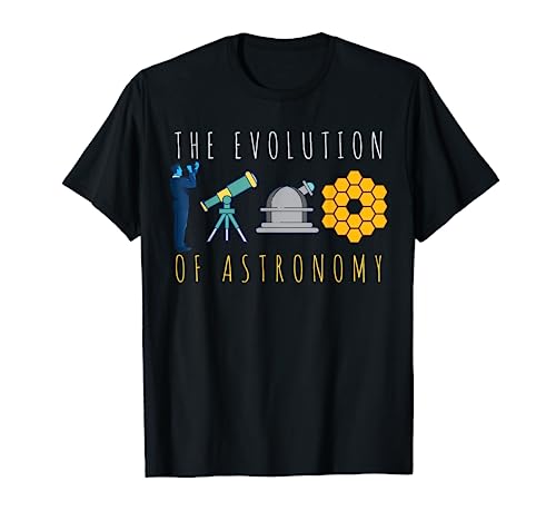 The Evolution Of Astronomy Space Telescope JWST T-Shirt