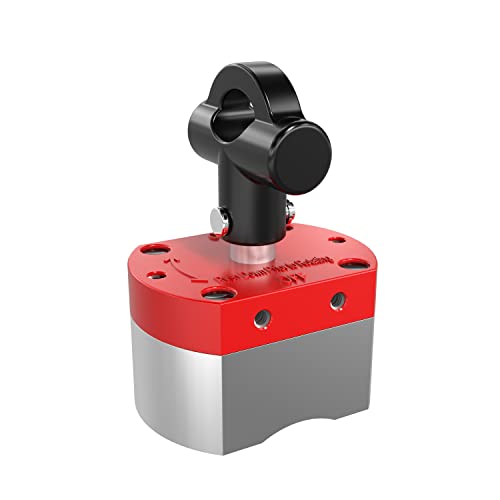 Magnetpro Multipurpose Switch Magnet, 180 LB Pull-Off Force Switchable Magnetic System, On/Off Magnet for Lifting, Working&Welding Positioning, Liquid Filtration, Automation, Metal Separation
