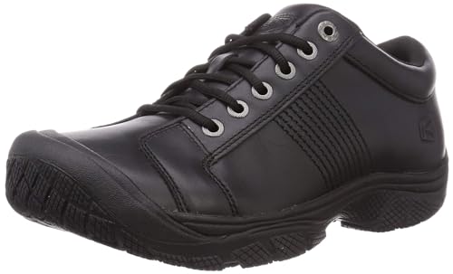 KEEN Utility Ptc Dress oxford low Height non Slip, Service Shoe mens, Black, 8.5