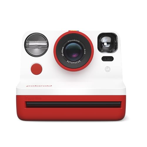 Polaroid Now 2nd Generation I-Type Instant Film Camera - Red (9074)