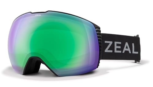 Zeal Optics Cloudfall Snow Goggle w/Bonus Lens, Dark Night/Jade Mirror