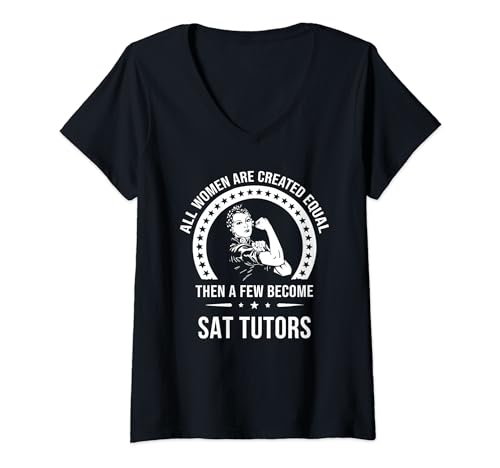 Sat Tutor Shirts for Women | Sat Tutor V-Neck T-Shirt