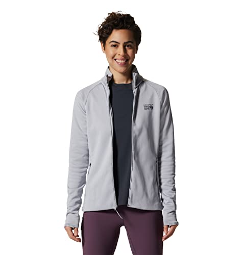 Mountain Hardwear Women's Standard Polartec Power Stretch Pro Full Zip, Glacial, Medium