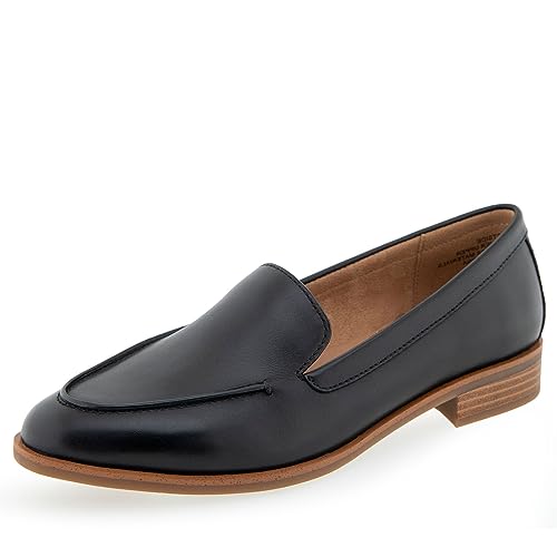Aerosoles Women's East Side Loafer, Black Leather, 8