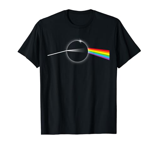 Dark Side Moon Total Solar Eclipse April 08 2024 Rock Music T-Shirt