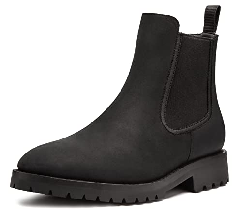 Thursday Boot Company Men's Legend Rugged & Resilient Chelsea Leather Boot, Black Matte, 10.5