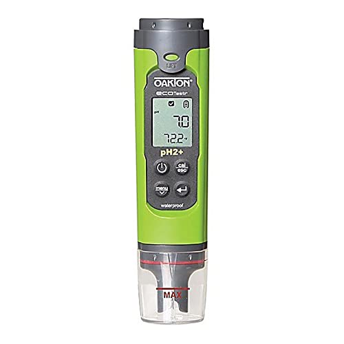 Oakton 35423-01 Ecotestr Ph. 2+ Pocket Ph. Meter, 1.2' Height, 1.8' Wide, 6.4' Length, 1.2' Height, 1.8' Wide, 6.4' Length