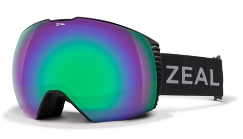 Zeal Optics Cloudfall Snow Goggle w/Bonus Lens, Dark Night/Polarized Jade