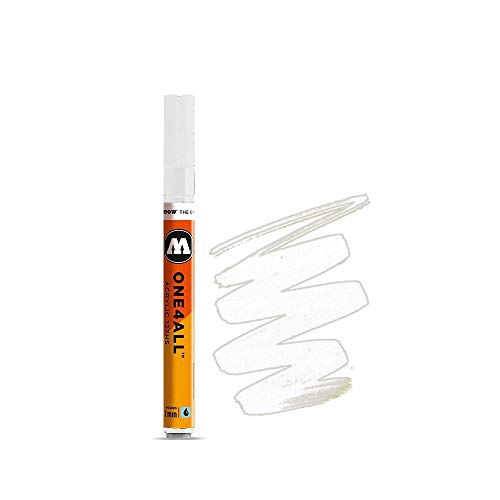 MOLOTOW One4All Acrylic Paint Markers, 2mm, White - M127211