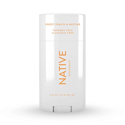 Native Deodorant | Natural Deodorant Seasonal Scents for Women and Men, Aluminum Free with Baking Soda, Probiotics, Coconut Oil and Shea Butter | Sweet Peach & Nectar