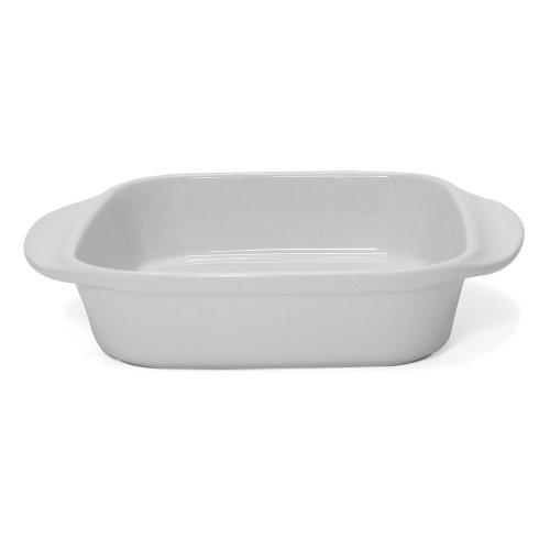 Chantal Classic Ceramic Bakeware, 8' Sq Baker, White